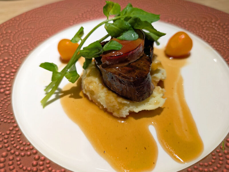群馬　あらたし　みなかみ　夕食　肉料理