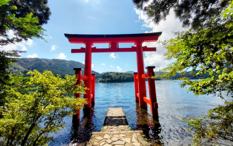 神奈川　箱根神社　鳥居