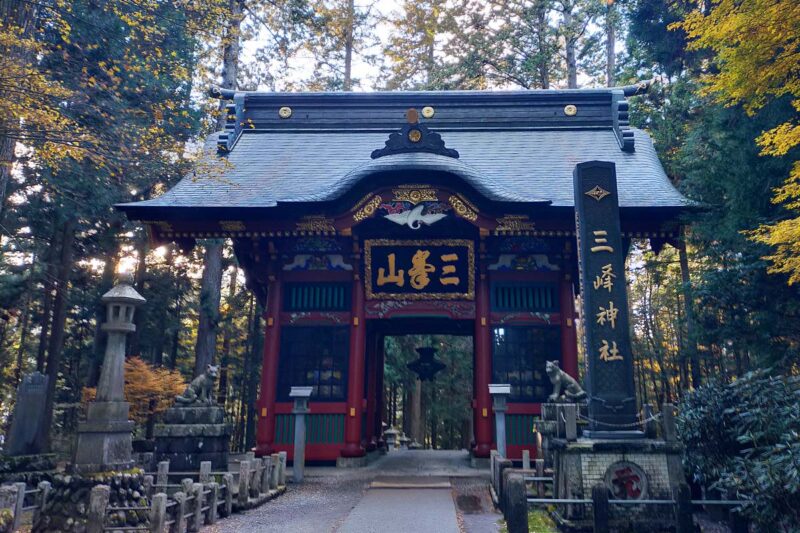 秩父　三峯神社　随身門
