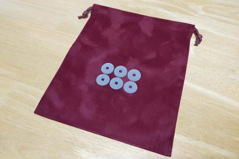 真田家家紋　六文銭をあしらった御朱印帳入れ