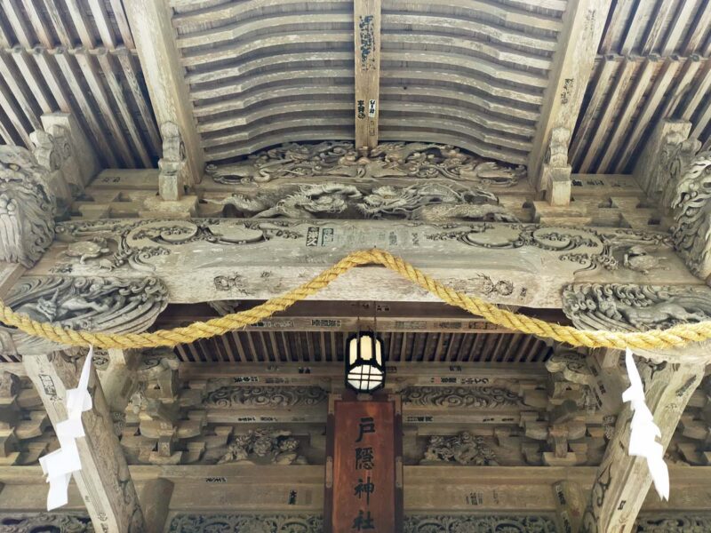 長野　戸隠神社　宝光社　彫刻　