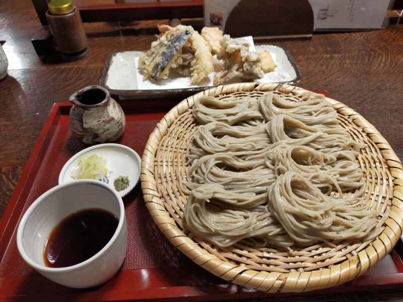 長野　戸隠ぞば　そばの実　ざるそば