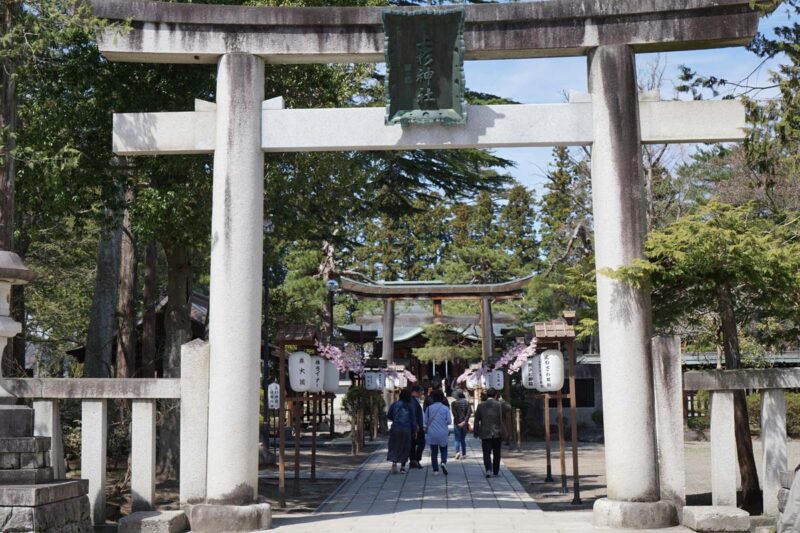 米沢　上杉神社　鳥居