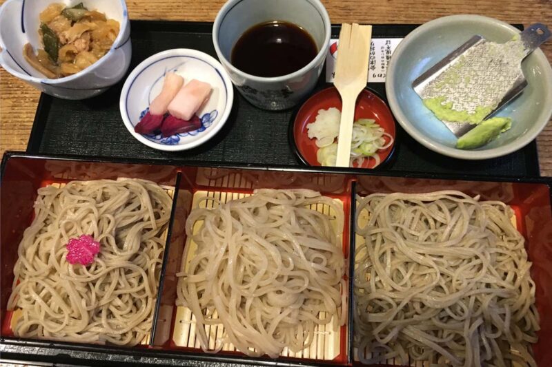 会津若松　飯豊権現蕎麦 桐屋 権現亭　そば三昧