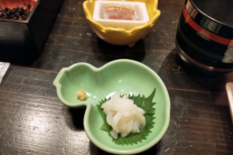 牧水荘土肥館 朝食 お刺身