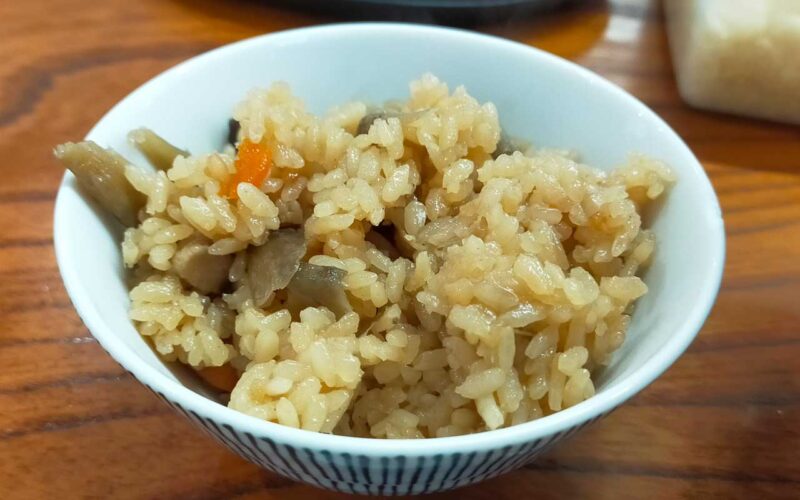 麺許皆伝 たきこみご飯