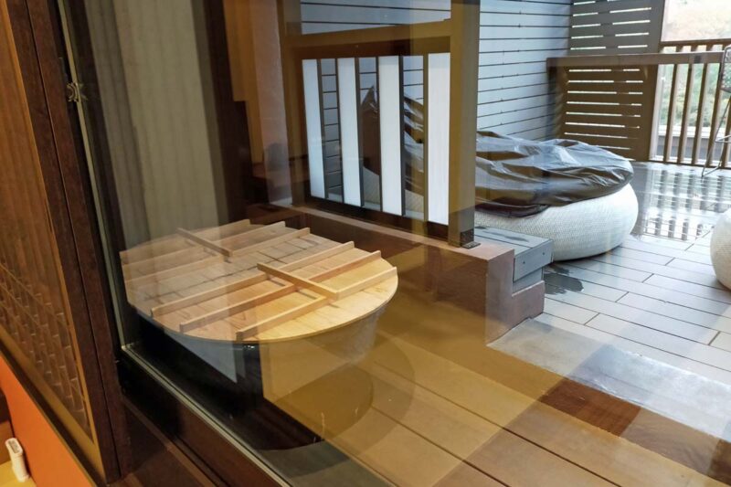 秩父・長瀞温泉　花湯別邸　和モダンスタンダード「尾花」　露天風呂