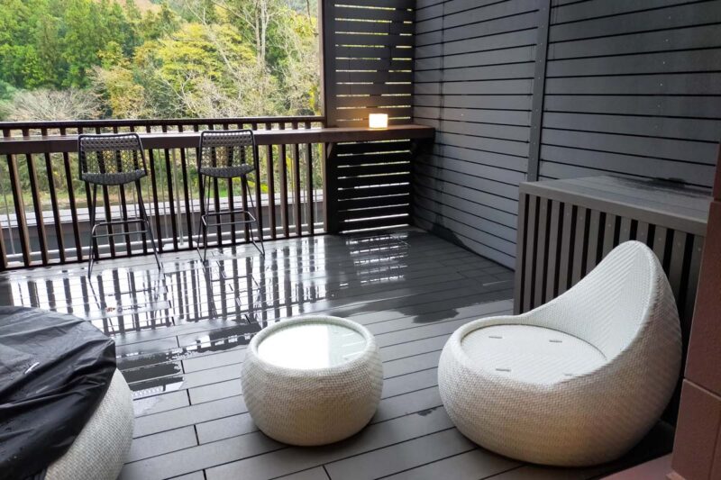 秩父・長瀞温泉　花湯別邸　和モダンスタンダード「尾花」　バルコニー