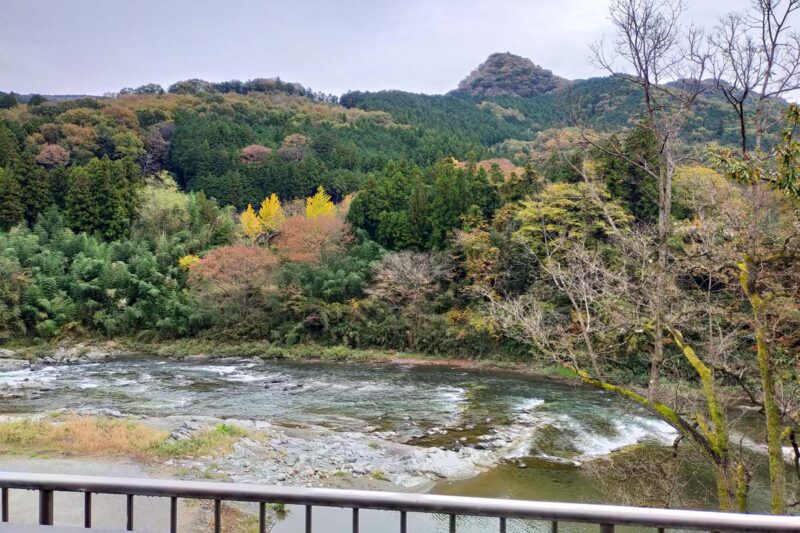 秩父・長瀞温泉　花湯別邸　和モダンスタンダード「尾花」　バルコニーからの景色