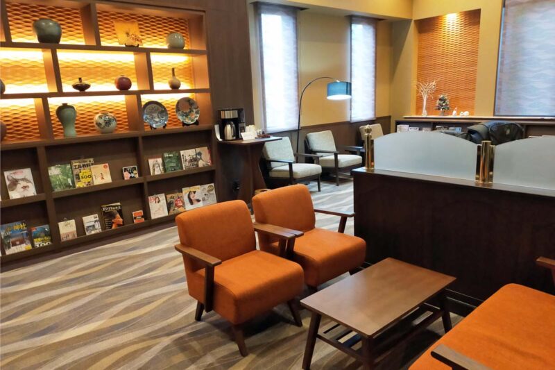 秩父・長瀞温泉　花湯別邸　フロア休憩スペース