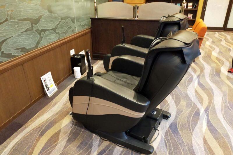 秩父・長瀞温泉　花湯別邸　フロア休憩スペース