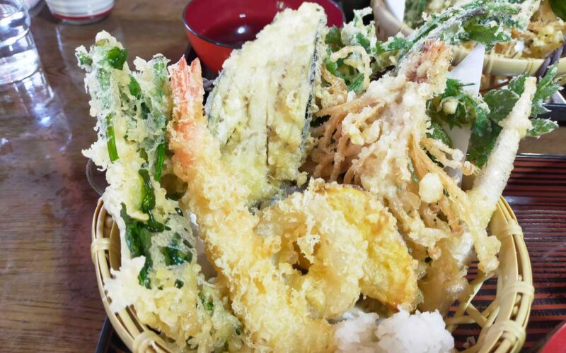 おおほり 天ぷらのアップ