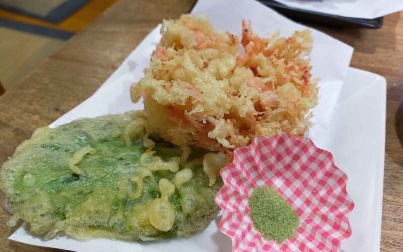 蕎仙 さくらえびかき揚げ