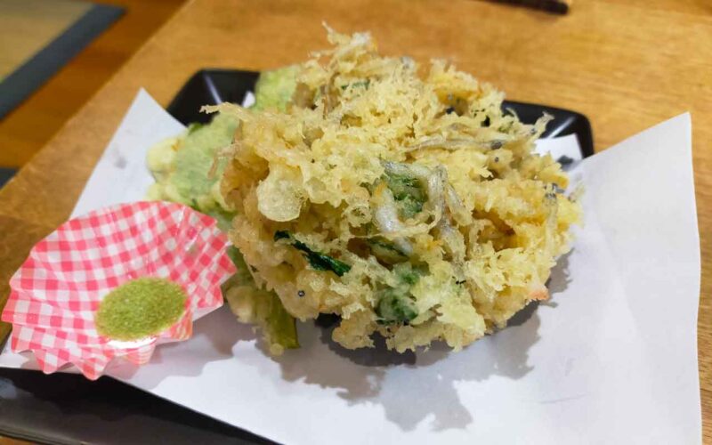 蕎仙 しらすかき揚げ