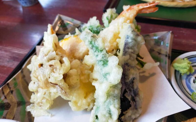 うちだ 天ぷらのアップ