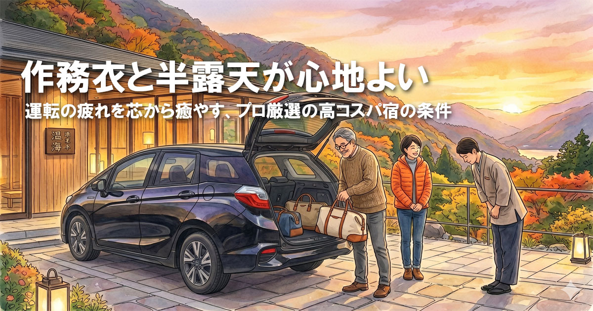 失敗しない高コスパ宿の見極め方｜50代大人の車旅を豊かにする選び方